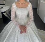 Gelinlik - Trouwjurk, Wit, Zo goed als nieuw, Onder de knie, Ophalen