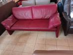 Mooie Bordeaux Rode Bank., Huis en Inrichting, Banken | Bankstellen, Ophalen, Gebruikt, 150 tot 200 cm, Tweepersoons