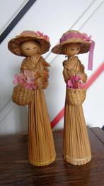 Vintage poppen van stro, Verzamelen, Poppen, Ophalen, Zo goed als nieuw, Pop