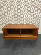 Vintage lowboard van Dyrlund met tambourdeuren, Ophalen, Gebruikt, 100 tot 150 cm, Deens