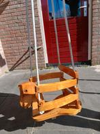 Houten schommel paard gelakt, Ophalen, Zo goed als nieuw, Schommel