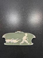 Wedgwood Jasperware plaquette, groen., Antiek en Kunst, Ophalen of Verzenden