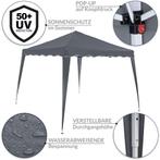 Partytent opvouwbaar pop up antraciet 3x3 GRATIS VERZENDEN!, Tuin en Terras, Nieuw, 2 meter of meer, Minder dan 5 meter, Opvouwbaar