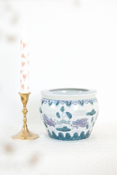 Chinese bloempot middel, Antiek en Kunst, Antiek | Porselein, Ophalen of Verzenden