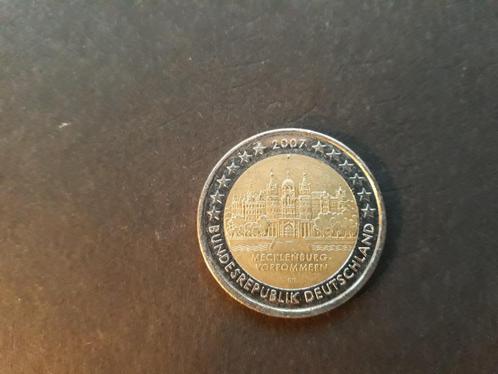 Duitsland  -  2 Euro munt Duitsland 2007 Letter F, Postzegels en Munten, Munten | Europa | Euromunten, Losse munt, 2 euro, Duitsland