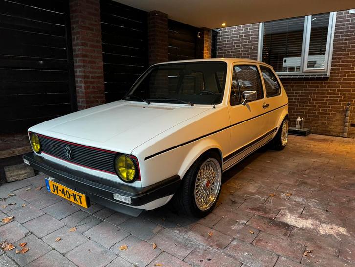 Volkswagen Golf 2.0 8v 1983 wit nl auto, Auto's, Volkswagen, Particulier, Golf, Benzine, Hatchback, Automaat, Origineel Nederlands