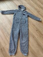 Grijze harige Onesie Pepperts! 134 140 met beer, Ophalen of Verzenden
