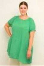Mooie groene tuniek merk Kaffe maat 54, Verzenden, Kaffe, Blouse of Tuniek, Zo goed als nieuw