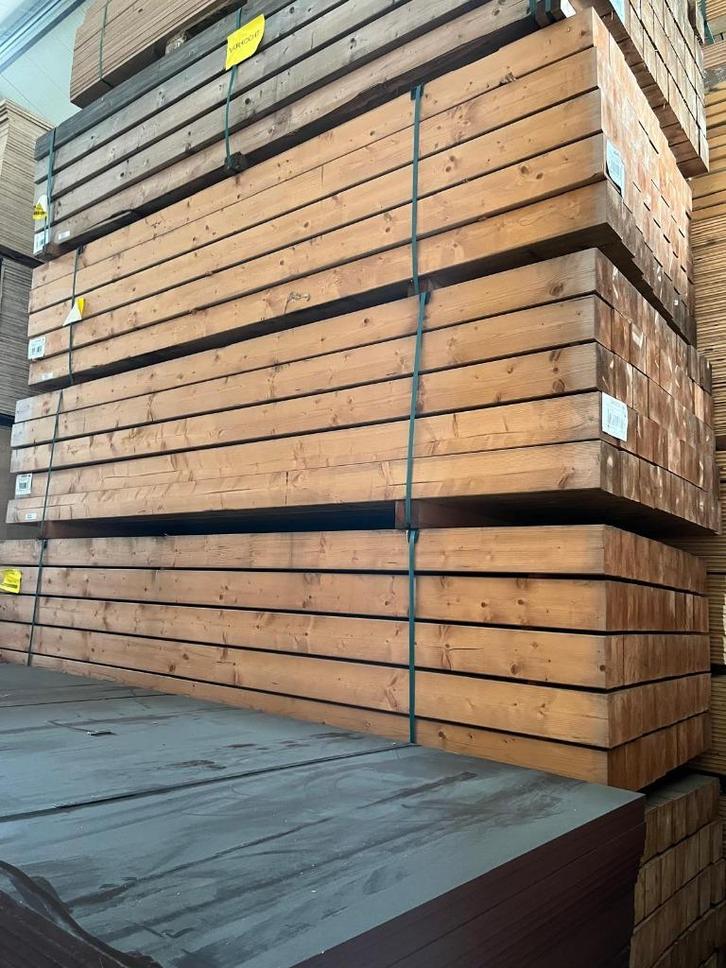 Mooie verlijmde palen 12x12 cm / zwart gespoten mogelijk, Tuin en Terras, Palen, Balken en Planken, Nieuw, Palen, 250 cm of meer