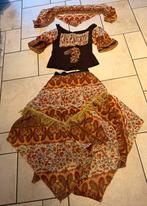 Carnaval verkleedkleeding pruik pinguïn bohemian masker, Ophalen, Zo goed als nieuw, Maat 38/40 (M), Carnaval