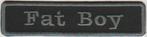 Harley Davidson Fat Boy stoffen opstrijk patch embleem #2, Ophalen of Verzenden, Nieuw