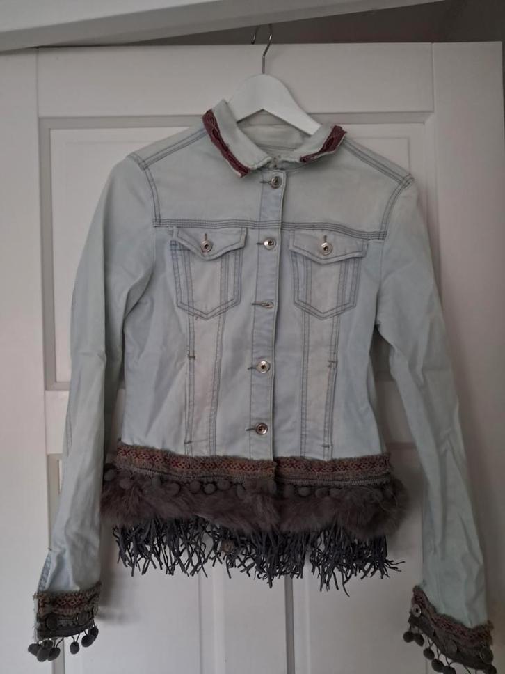 Ibiza, boho,hippie, Kleding | Dames, Jassen | Zomer, Zo goed als nieuw, Maat 34 (XS) of kleiner, Blauw, Ophalen of Verzenden