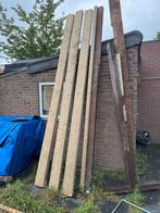 Geimpregneerde houten vloerbinten/balken +/- 3,5m, Doe-het-zelf en Verbouw, Hout en Planken, Gebruikt, Balk, Overige houtsoorten