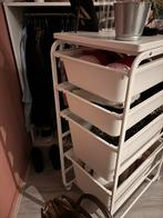 Ladekast met wieltjes - 4 lades, Huis en Inrichting, Kasten | Kledingkasten, Ophalen, Gebruikt, Minder dan 100 cm, Met lade(s)