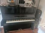 Oude zwarte piano (sier), Muziek en Instrumenten, Piano's, Ophalen, Gebruikt, Zwart, Piano