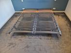 Lattenbodem op poten incl. matras, Ophalen, Gebruikt, 210 cm, Tweepersoons