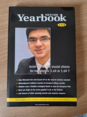 New In Chess: Yearbook 111 (gesigneerd door Anish Giri!) beschikbaar voor biedingen