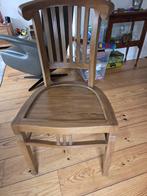 Teakhout eetkamerstoelen - 4 stuks, Huis en Inrichting, Stoelen, Ophalen, Gebruikt, Bruin, Vier
