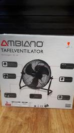 Tafelventilator  merk ambiano  45 watt nieuw, Ophalen, Nieuw, Tafelventilator