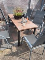 Graniet tuintafel, Tuin en Terras, Ophalen, Overige materialen, Eettafel, 6 zitplaatsen