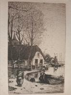 Paul Matthes ets, Antiek en Kunst, Kunst | Etsen en Gravures, Verzenden