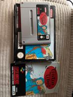 Kuifje in Tibet SNES - Compleet met doos en boekje!, Avontuur en Actie, Gebruikt, 1 speler, Ophalen of Verzenden