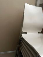 Titel: 6x IKEA vintage stoelen (Gilbert) – wit met chroom, Huis en Inrichting, Ophalen, Gebruikt, Wit, Vijf, Zes of meer stoelen