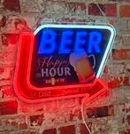 Beer Happy Hour Neon LED Verlichting, Ophalen of Verzenden, Nieuw, Lichtbak of (neon) lamp