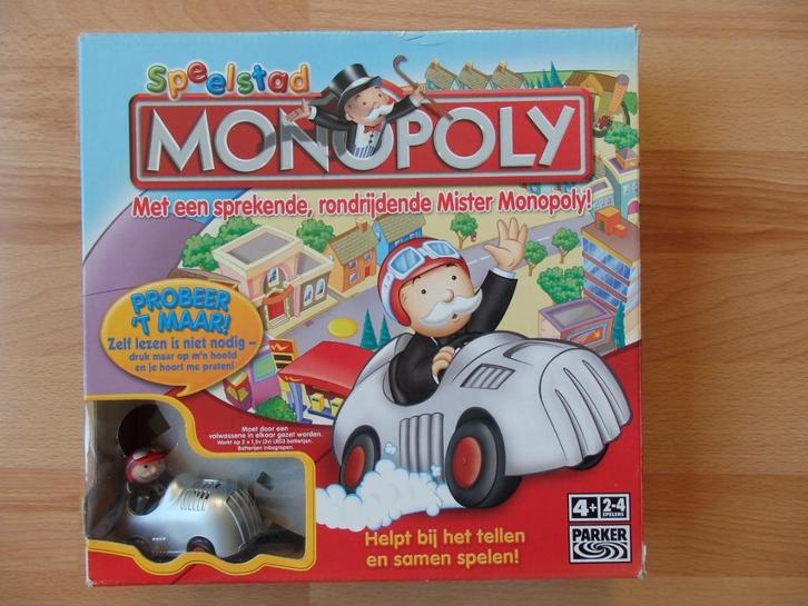 Speelstad Monopoly van Parker, Hobby en Vrije tijd, Gezelschapsspellen | Bordspellen, Gebruikt, Ophalen