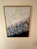 Unieke Kunst: Twee Doeken met Houten Lijst, Ophalen