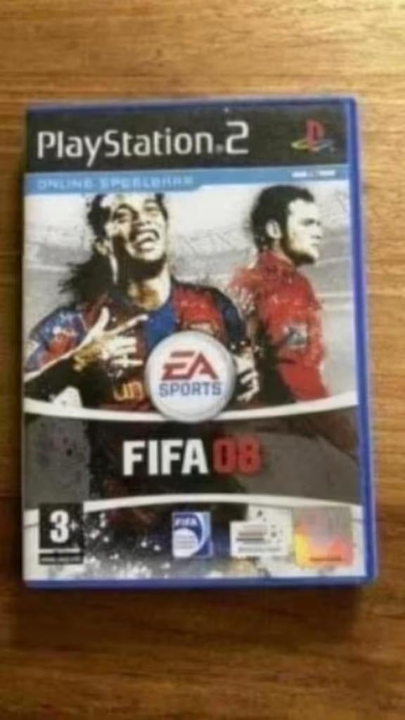 Fifa 08 play station 2 ( ps2 ), Online, 1 speler, Ophalen of Verzenden, Zo goed als nieuw