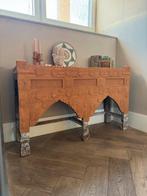 Damchiya Dressoir uit India Ibiza Bali style tv meubel, 100 tot 150 cm, Teakhout, Ophalen of Verzenden, Zo goed als nieuw