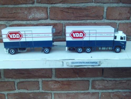 Tekno  Scania  140  Motorwagen  met  aanhanger  van  Dijco., Hobby en Vrije tijd, Modelauto's | 1:50, Nieuw, Bus of Vrachtwagen