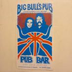 Oude sticker.  BIG BULLS PUB.  Almelo., Verzamelen, Stickers, Ophalen of Verzenden, Zo goed als nieuw