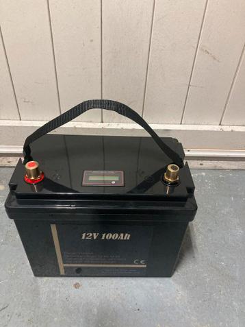 caravan movers lifepo4 Accu 12 Volt 100Ah  met Bluetooth
