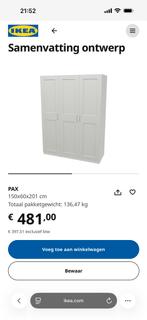 Pax kasten + make up tafel, Ophalen, 50 tot 100 cm, Zo goed als nieuw, Minder dan 100 cm