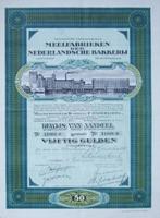 Uiterst decoratief aandeel Meneba, Ophalen of Verzenden, 1920 tot 1950, Aandeel