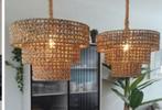 2 zeegras hanglampen, Huis en Inrichting, Lampen | Hanglampen, Ophalen, Zo goed als nieuw, Minder dan 50 cm