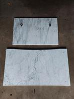 Vintage Marmer Blad voor Slaapkamer of badkamer, Ophalen, 40 tot 60 cm, Gebruikt, Overige typen