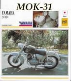 Mok31 motorkaart yamaha 250 yd1 ( 1957 ), Ophalen of Verzenden, Zo goed als nieuw, Motoren