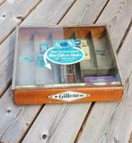 Unieke vintage Gillette display case zeldzaam verzamelobject, Gebruikt, Gebruiksvoorwerp, Gillette, Ophalen of Verzenden