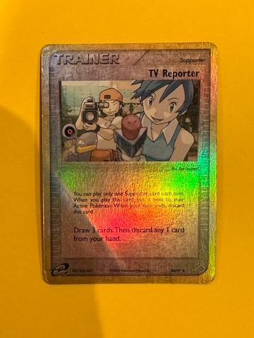 Pokemonkaart Dragon - TV Reporter #88 - Reverse Holo beschikbaar voor biedingen