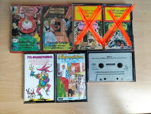 Diverse cassettebandjes: sprookjes, Lekturama, Cd's en Dvd's, Cassettebandjes, Gebruikt, Origineel, Overige genres, 2 t/m 25 bandjes