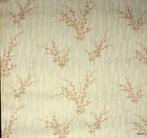 9905 Vintage wit beige bloemenbehang met roze swiet, Huis en Inrichting, Stoffering | Behang, Ophalen of Verzenden, 75 m² of meer