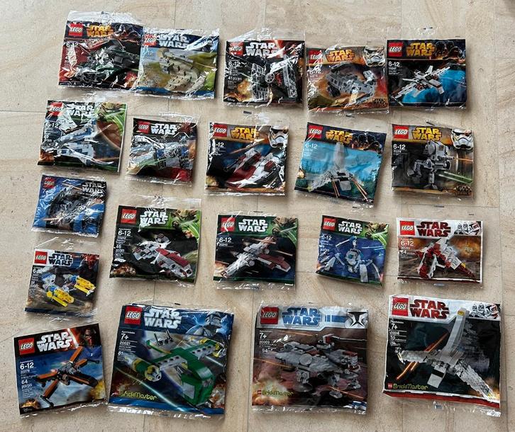 20 Lego Star Wars ongeopende polybags, Kinderen en Baby's, Speelgoed | Duplo en Lego, Nieuw, Lego, Complete set, Verzenden