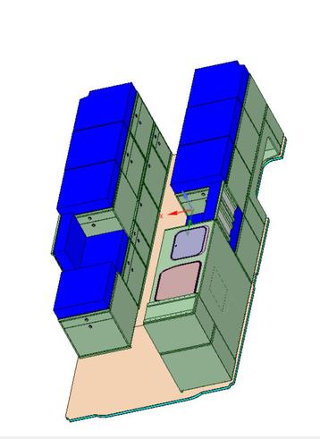 Zelfbouw camper interieur veel ruimte beschikbaar voor biedingen