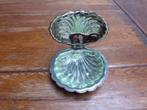 Een vintage verzilverd kaviaarschaaltje schelp (2), Antiek en Kunst, Ophalen of Verzenden