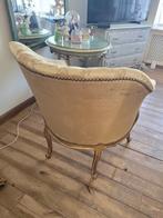 Antieke barok fauteuil foto 1 t/m 3, Ophalen, Barok boudoir brocante antiek klassiek, Belle Vieille Brocante, 75 tot 100 cm