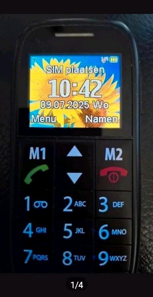 Seniorentelefoon, zonder adapter, is nog nieuw.
Eenvoudige g, Telecommunicatie, Mobiele telefoons | Overige merken, Ophalen of Verzenden