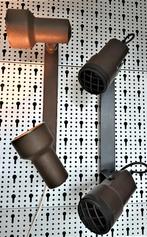 2 vintage wandlampen met spots - o.a. Herda Amsterdam 60/70s, Ophalen of Verzenden, Gebruikt, Overige materialen, Vintage  design  60/70 o.a. Herda en